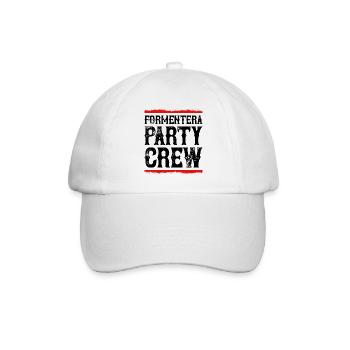 Formentera Party Crew - Baseball Cap - white/white - Front