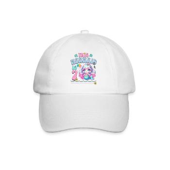 Sirène 7ème anniversaire fille enfants - Casquette classique - blanc/blanc - Devant