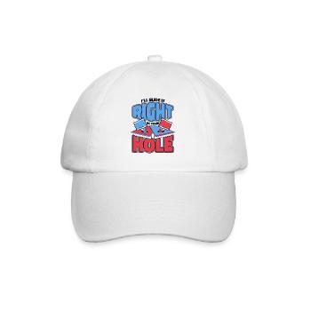 Glissez-le directement dans votre trou Pouf Plateaux de jeu - Casquette classique - blanc/blanc - Devant