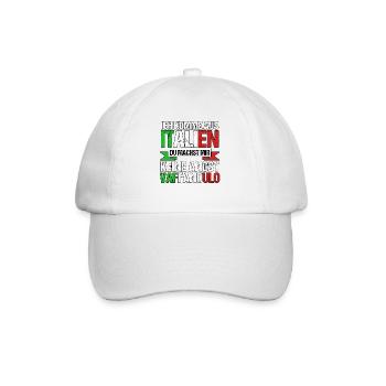 Italy Italian Vaffanculo - Baseball Cap - white/white - Front
