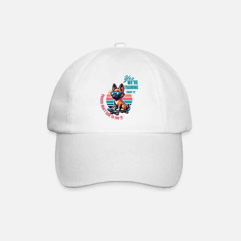 Dog training - Baseball Cap - white/white