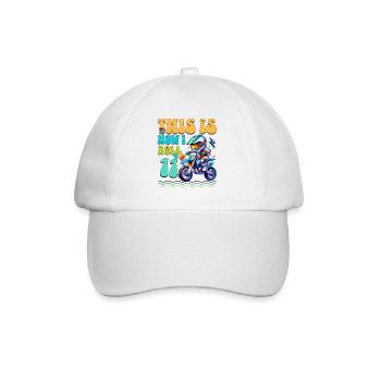 Motocross 11th Birthday - Baseball Cap - white/white - Front