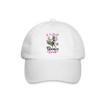 Witziger Zouk Tänzer Spruch - Baseballkappe - Weiß/Weiß - Vorne
