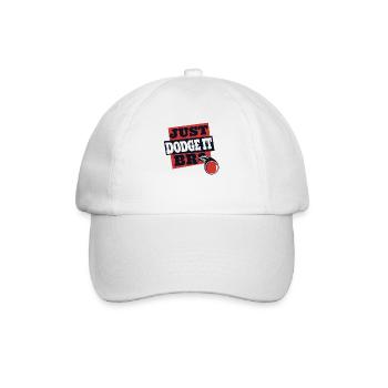 Just Bro Game Prisonball Team Player Dodgeball - Baseball Cap - white/white - Front