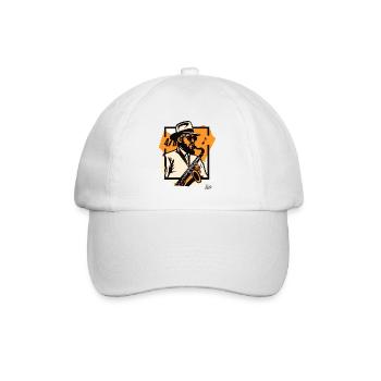 Jazz guru: master of the saxophone - Baseball Cap - white/white - Front