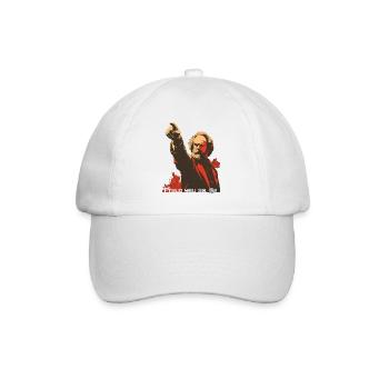 Style de propagande : Marx, je te l’avais dit - Casquette classique - blanc/blanc - Devant