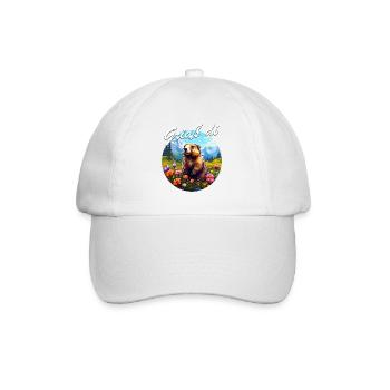 Griaß di Marmot, randonnée, montagnes, montagnards - Casquette classique - blanc/blanc - Devant