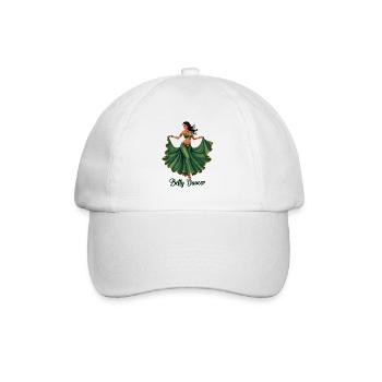 Bauchtanz Bauchtänzerin Bauchtanzkurse - Baseballkappe - Weiß/Weiß - Vorne