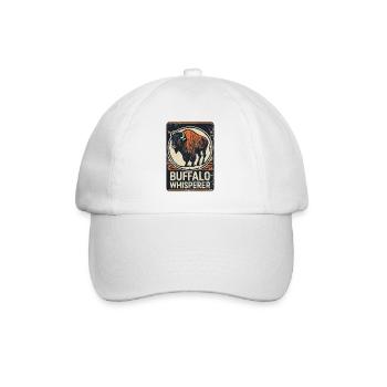 Buffalo Whisperer - Baseballkappe - Weiß/Weiß - Vorne