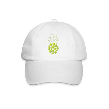 Raquette de joueur de tennis drôle - Casquette classique - blanc/blanc - Devant