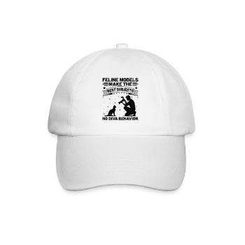 Cat Photographers Cat Lovers Photograpy Cats Photo - Baseball Cap - white/white - Front