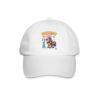 1er anniversaire fille équitation - Casquette classique - blanc/blanc - Devant