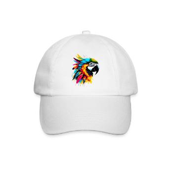 Parrot - Baseball Cap - white/white - Front
