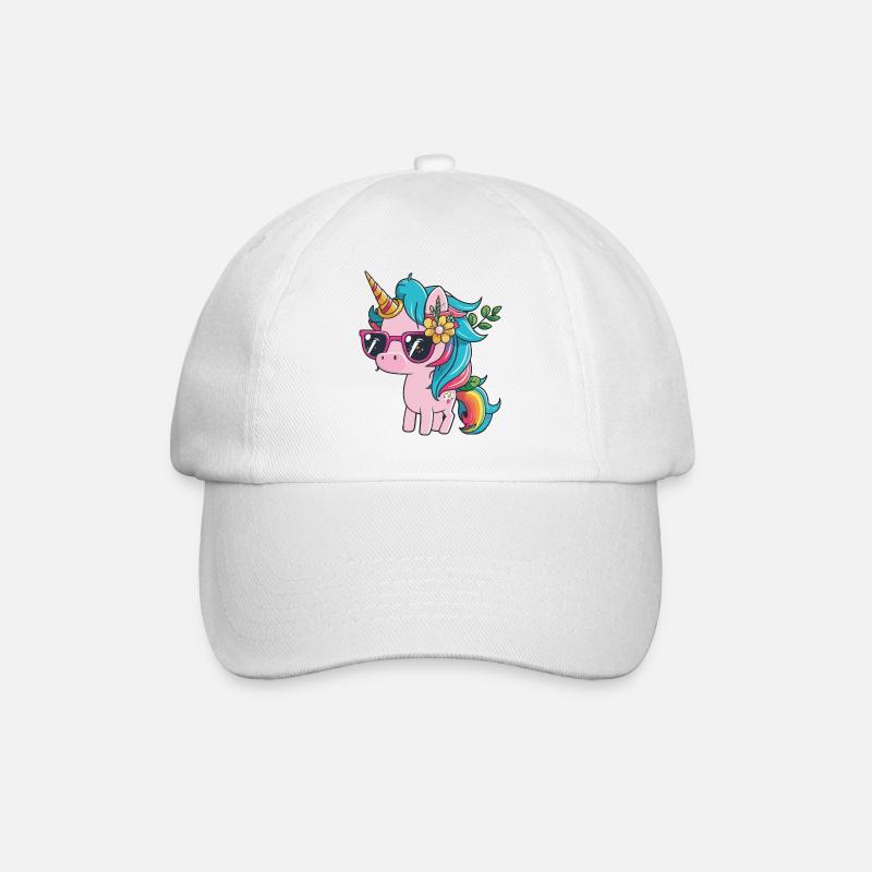 unicorn - Baseballkappe - Weiß/Weiß