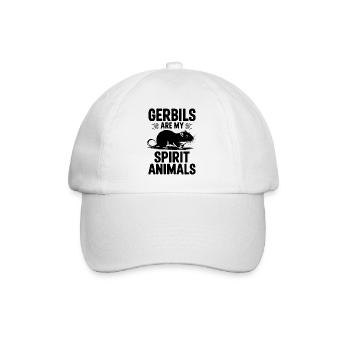 Love Gerbil Saying Racing Rat Gerbil Gift - Baseball Cap - white/white - Front