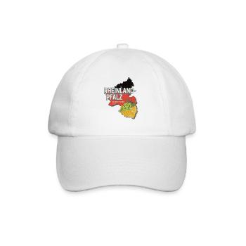 Rheinland-Pfalz Deutschland Bundesland Souvenir - Baseballkappe - Weiß/Weiß - Vorne