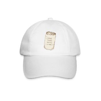 Energy because adulting is hard - for every worker - Baseball Cap - white/white - Front