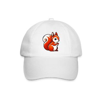 Squirrel - Baseball Cap - white/white - Front