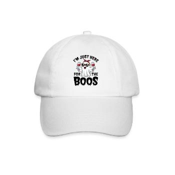 I'm just here for the Boos Halloween Party - Baseball Cap - white/white - Front