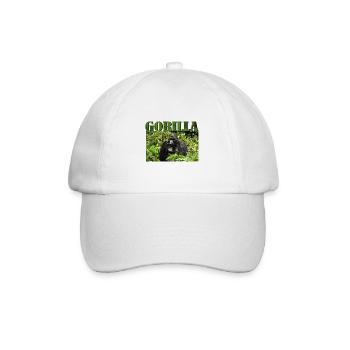 Gorille majestueux dans son naturel - Casquette classique - blanc/blanc - Devant
