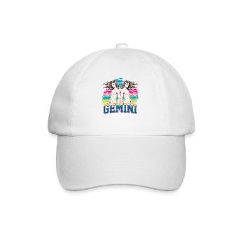 Gemini Horoscope Astrology Twins Sign Vintage. - Baseball Cap - white/white - Front