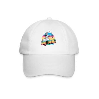 Sagittarius Horoscope Astrology Vintage Centaur. - Baseball Cap - white/white - Front