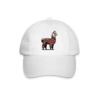 Alpaca - Baseball Cap - white/white - Front