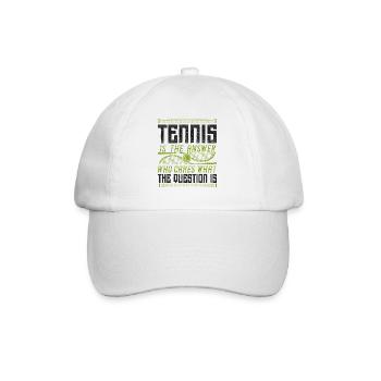 Drôle de joueur de tennis Raquette Tennis - Casquette classique - blanc/blanc - Devant