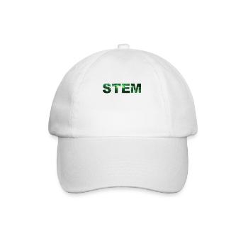 Digitale Matrix STEM Design Digital Matrix STEM - Baseballkappe - Weiß/Weiß - Vorne