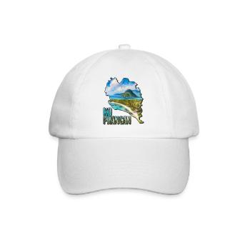 Carte à l’aquarelle Ko Phangan - Casquette classique - blanc/blanc - Devant