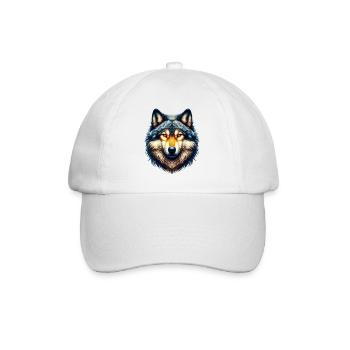 Wolf - Baseball Cap - white/white - Front