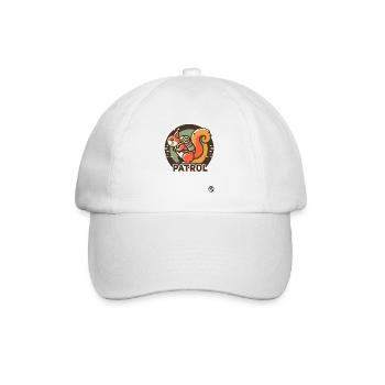 Waldpatrouille Camper Eichhörnchen - Baseballkappe - Weiß/Weiß - Vorne