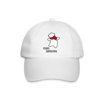 Merry Christmas - Baseball Cap - white/white - Front