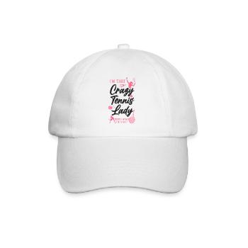 Funny Tennis Player Racket I'm - Baseball Cap - white/white - Front