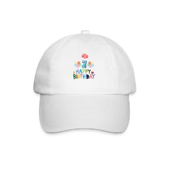 Happy Birthday 7th Birthday. - Baseball Cap - white/white - Front