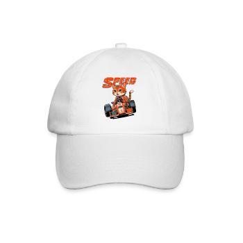 Fast Feline Racer Fast Feline - Baseball Cap - white/white - Front