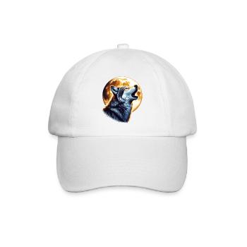 Loup - Casquette classique - blanc/blanc - Devant