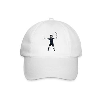 Skull Player - Baseball Cap - white/white - Front