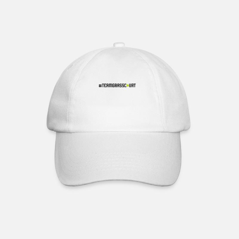 Funny Tennis Player Racket - Baseball Cap - white/white