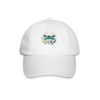 Libelle Dragonfly - Baseball Cap - white/white - Front