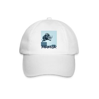 Parkour - Casquette classique - blanc/blanc - Devant