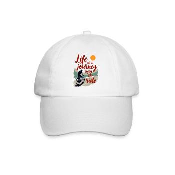 TREND QUOTE JOURNEY - Baseball Cap - white/white - Front