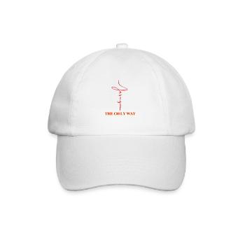 Jesus The Only Way - Baseball Cap - white/white - Front