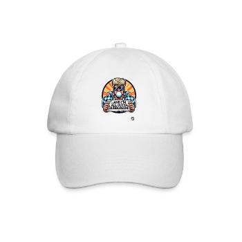 They live and: I have no more chewing gum - Baseball Cap - white/white - Front