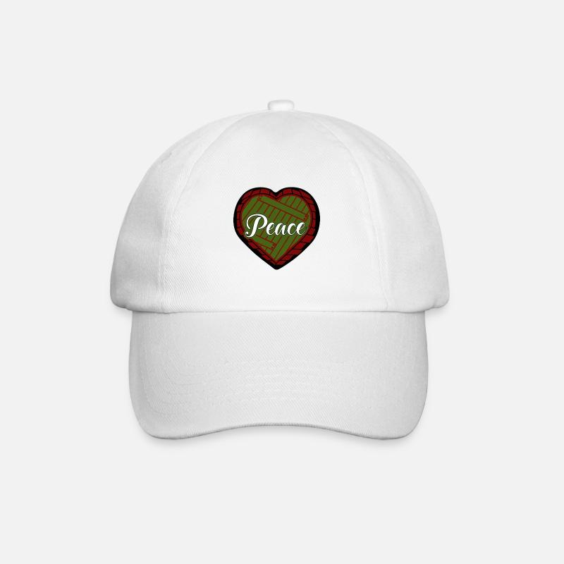 FRIEDE - Baseballkappe - Weiß/Weiß