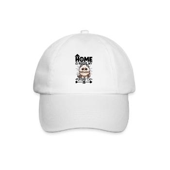 Home - Persian Cat - Baseball Cap - white/white - Front