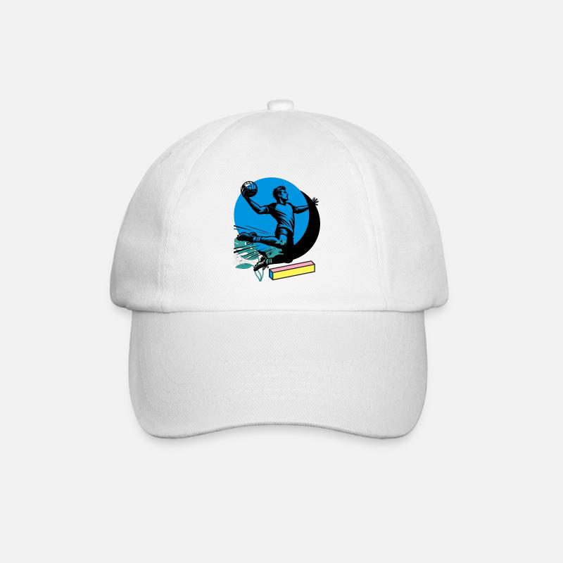 Handball Joueurs de handball - Casquette classique - blanc/blanc