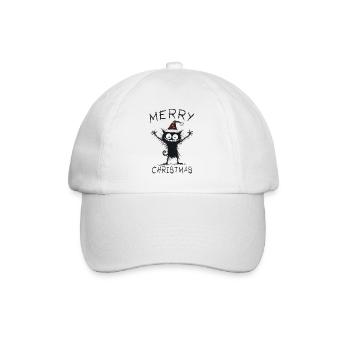 Joyeux Noël Chats Père Noël - Casquette classique - blanc/blanc - Devant