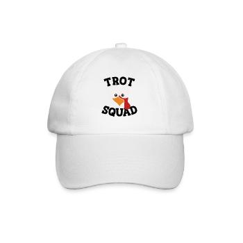 Trab-Trupp Truthahn-Trott-Thanksgiving-Trab-Trupp - Baseballkappe - Weiß/Weiß - Vorne