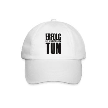 Success Saying for Founder Entrepreneur Startup - Baseball Cap - white/white - Front